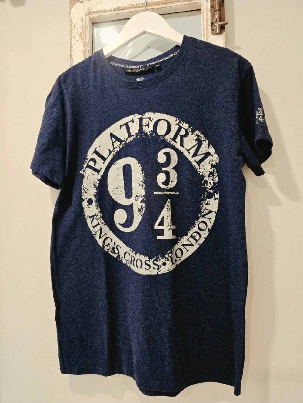 NWOT Platform 9 3/4 Navy & Silver Graphic Tee